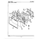 Maytag CRG760A door (*crg760a *crg860a) (bcrg860a) (crg760a) (lcrg760a) (lcrg860a) diagram