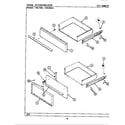 Maytag CRG760A drawer (*crg760a *crg860a) (bcrg860a) (crg760a) (crg860a) (lcrg760a) (lcrg860a) diagram