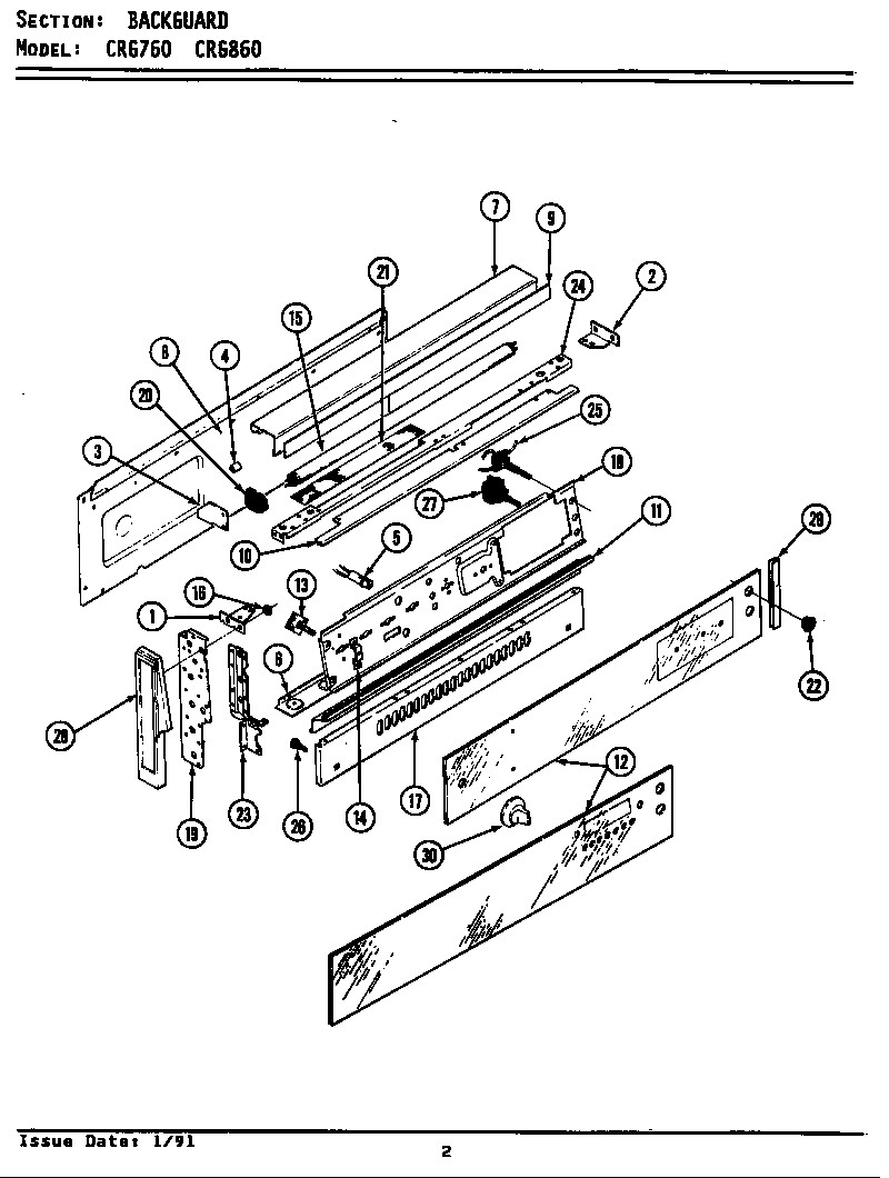 Maytag LCRG860 control panel (*crg760 *crg860) (bcrg860) (crg760) (crg860) (lcrg760) (lcrg860) diagram