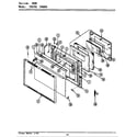 Maytag CRG760A door (*crg760 *crg860) (bcrg860) (crg760) (crg860) (lcrg760) (lcrg860) diagram