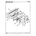 Maytag CWG351 control panel diagram