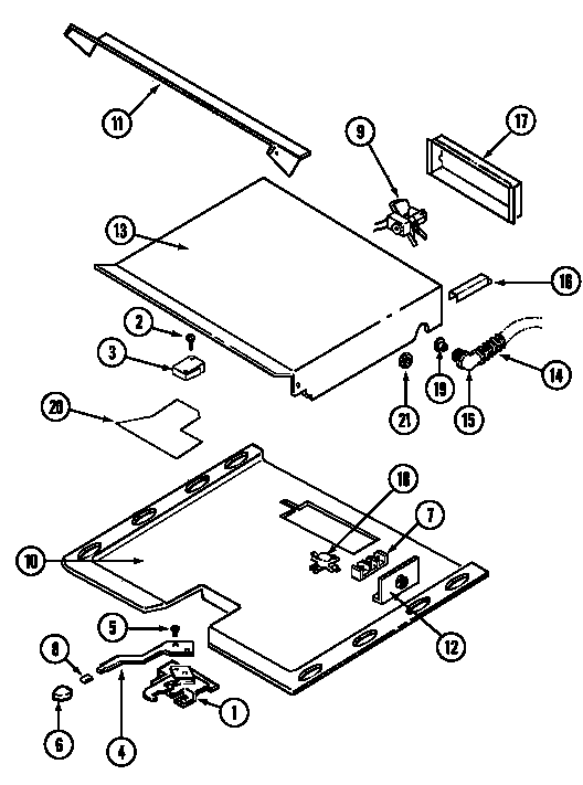 Maytag CWE9000BCM internal controls (cwe9000bcm) (cwe9000bcm) diagram