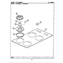 Maytag CSG7000AAB top assembly diagram