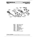 Maytag GCRG350 valves & controls diagram