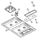 Maytag CSG5600BAL top assembly diagram