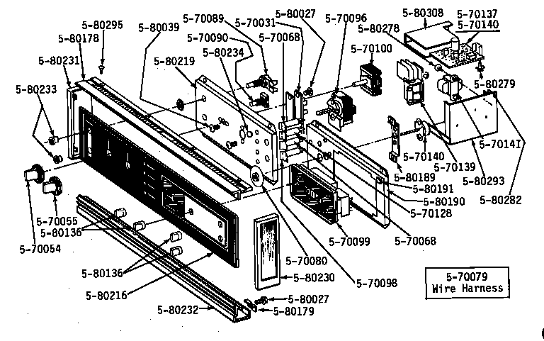 Maytag LCCE700 control panel diagram