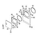 Maytag LDE8904ACL door (lde8904ace) (lde8904acl) (ldg8904aae) (ldg8904aal) diagram