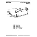Maytag CRP382B valves & controls diagram