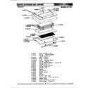 Maytag CRP382B oven door assembly diagram