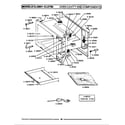 Maytag CLG601 oven cavity & components diagram