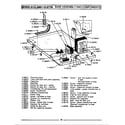 Maytag CLG601 base assembly & components diagram
