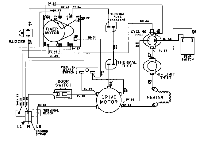 Maytag LDE8304ACM wiring information-lde8304ac* (lde8304ace) (lde8304acl) (lde8304acm) diagram