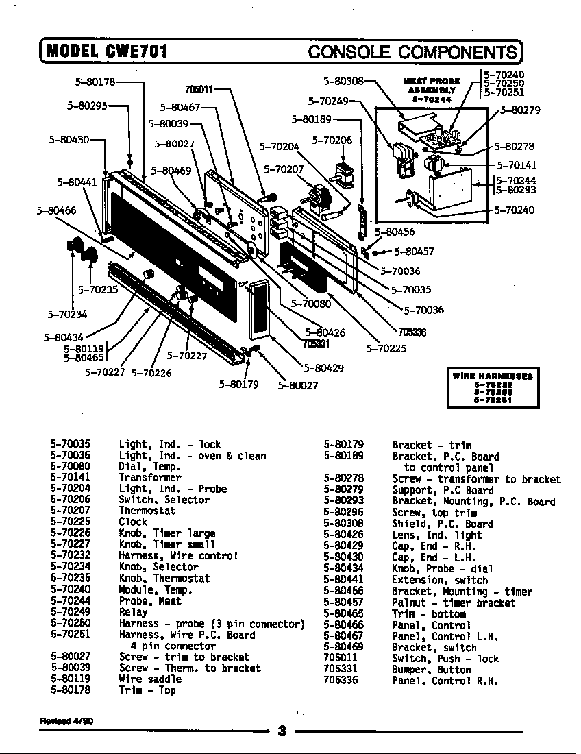 Maytag CWE601 control panel (cwe701) (cwe701) diagram