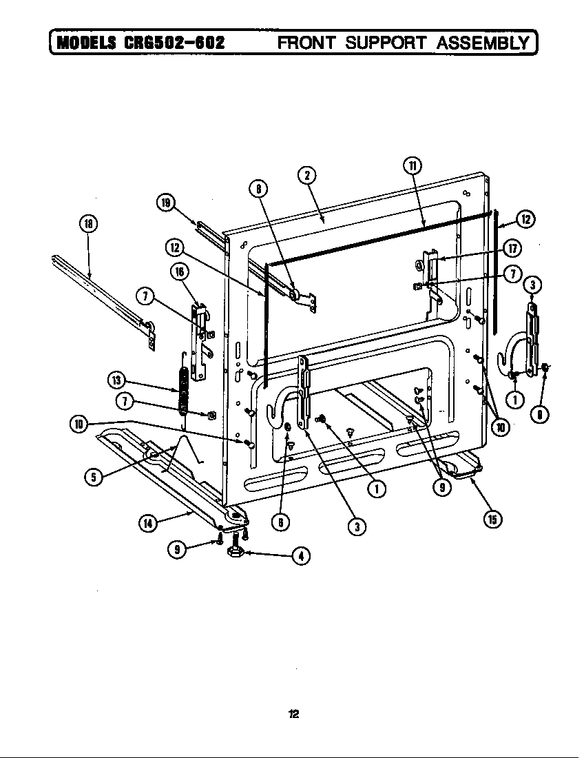Maytag GCRE800 top assembly diagram