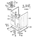 Maytag LDG9904AAM cabinet-rear (lde9904ace & ldg9904aam) (lde9904acm) (ldg9904aam) diagram