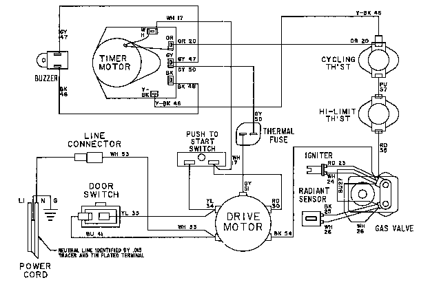 Maytag LDE5004ADW wiring information-ldg5004 diagram