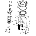 Maytag LAT7334AAL tub (lat7334aae) (lat7334aal) (lat7334aam) (lat7334abe) diagram