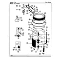 Maytag LAT7793ABW tub diagram