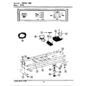 Maytag GA7400 control panel diagram