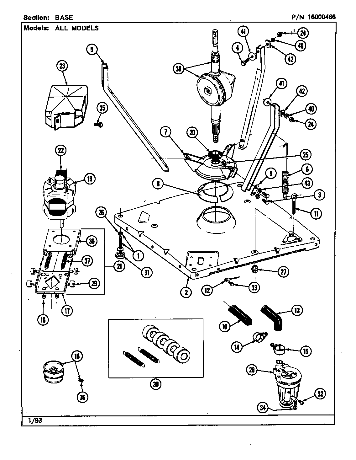 Maytag LAT9593ABL base diagram