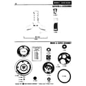 Maytag LA608 brake & clutch assembly diagram