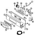 Maytag LAT9904AAL control panel diagram