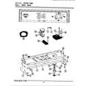 Maytag LA8650 control panel diagram
