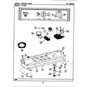 Maytag LAT7800ABL control panel diagram