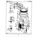 Maytag LAT7800ABL tub diagram