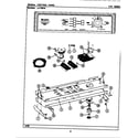 Maytag LAT6910AAL control panel diagram