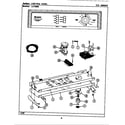 Maytag LAT8500AAW control panel diagram