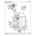 Maytag LDE8410ACL cabinet-rear (lde8410ace) (lde8410ade) (lde8410acl) (lde8410acw) (lde8410adl) diagram