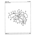 Maytag LDE8410ACL door (lde8410ace) (lde8410ade) (ldg8410aae) (ldg8410abe) diagram