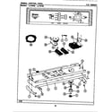 Maytag LAT8700ABL control panel diagram