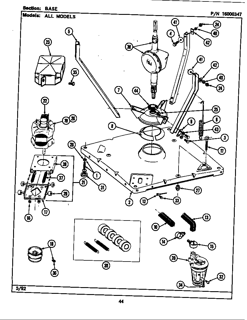 Maytag LAT9200BAM base (lat9200bal) (lat9200baw) (lat9200bbl) (lat9200bbw) diagram