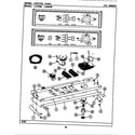 Maytag LAT9700ABL control panel diagram