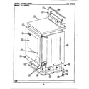 Maytag LDE9701ADL cabinet-front diagram
