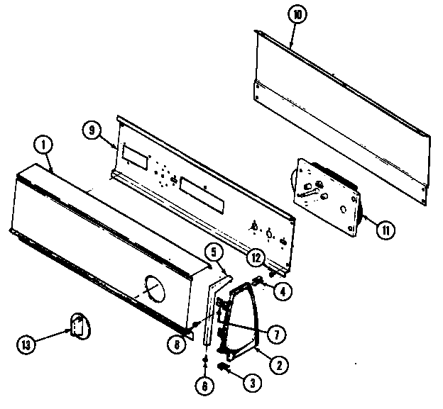 Magic Chef YE205KGV control panel (ye205kga) (ye205kgw) diagram