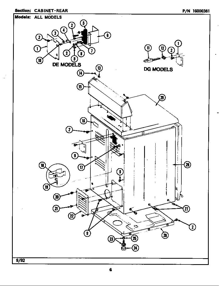 Maytag LDG7480ABL tumbler diagram