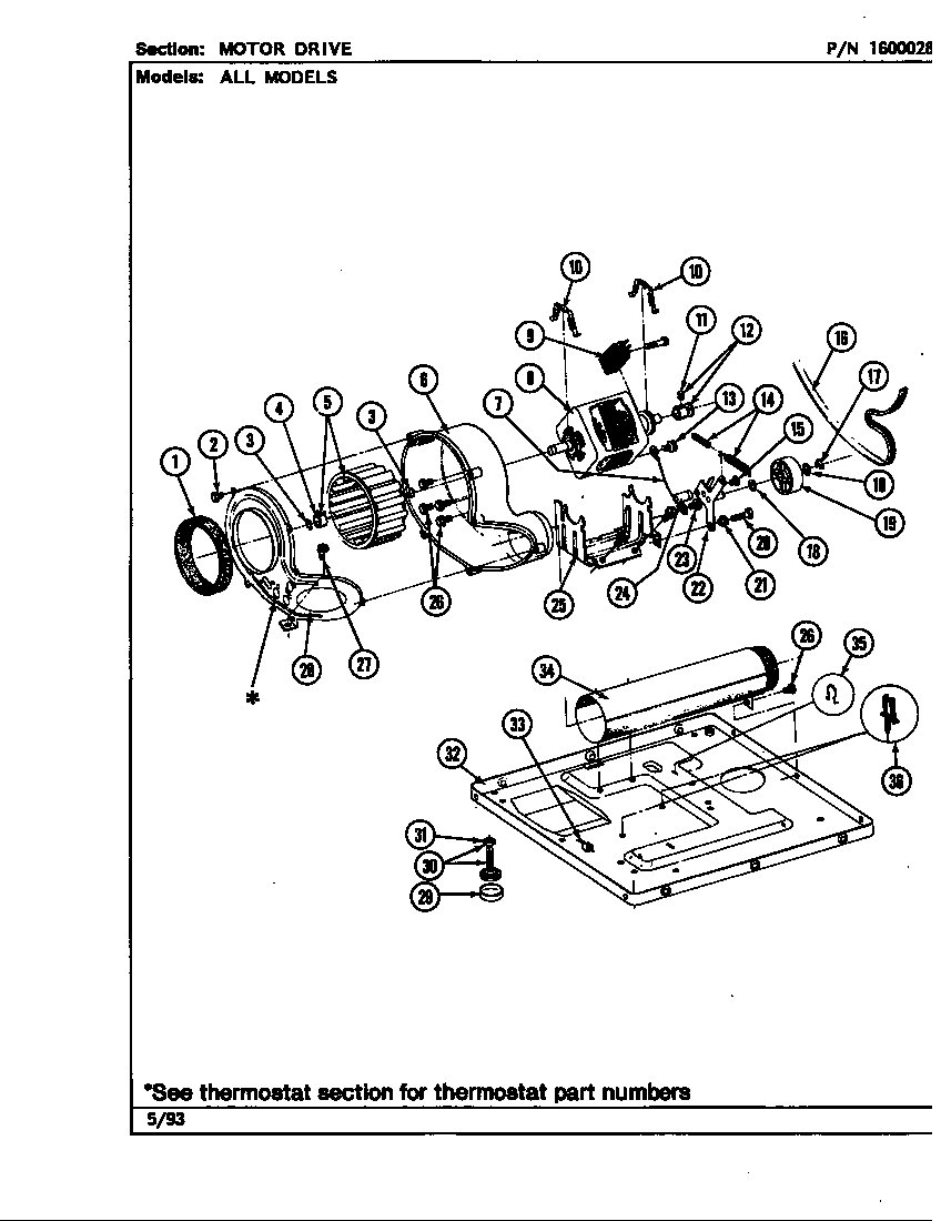 Maytag LDG9900BBL motor drive diagram