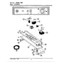 Maytag DE5910 control panel diagram