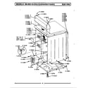Maytag GDE710 rear view diagram
