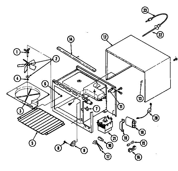 Maytag CME8000AAB oven liner-body diagram