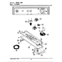 Maytag GDG8600 control panel diagram