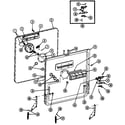 Maytag WU304 door assembly (wu1005) (wu1005) diagram