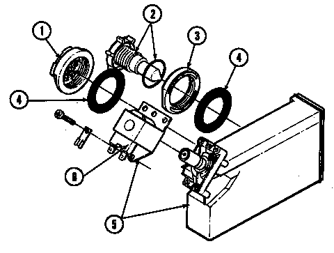 Maytag EWU1005 rinse dispenser kit (wu1005) (wu1005) diagram