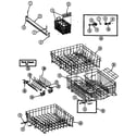 Maytag WU304 racks (wu1005) (wu1005) diagram