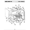 Maytag CRG602 oven assembly diagram