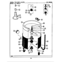 Maytag LSE7800ACW tub (inner & outer lse7800ace,ade,aee) (lse7800ace) (lse7800ade) (lse7800aee) diagram