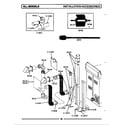Maytag DG808 installation accessories diagram